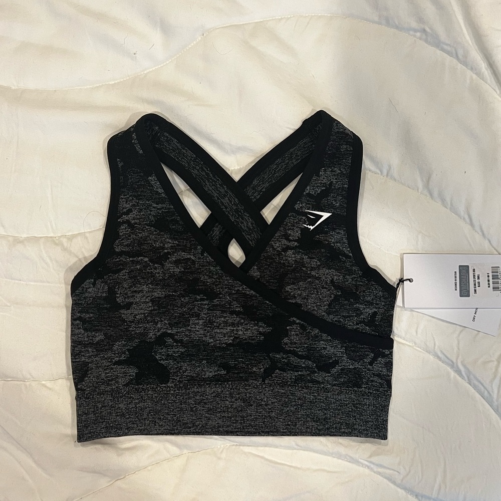 NWT Gymshark Camo Sports Bra